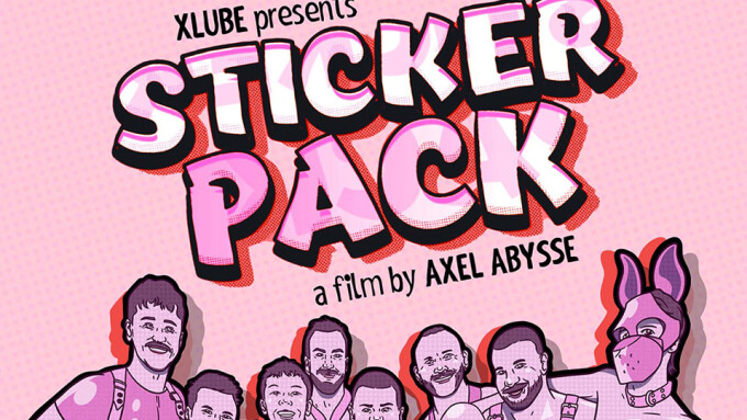 Axel Abysse, XLube Release 15-Man Orgy 'Sticker Pack'