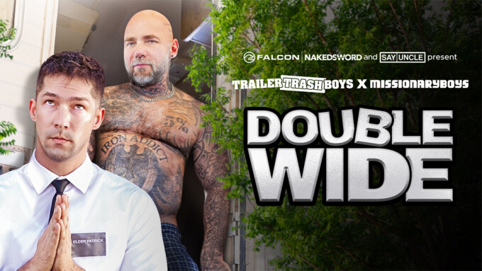 Eddie Patrick, Masculine Jason Headline NakedSword/SayUncle Collab 'Double Wide'