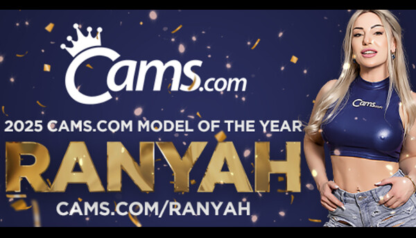 Cams.com Names Ranyah Its 2025 'Model of the Year'