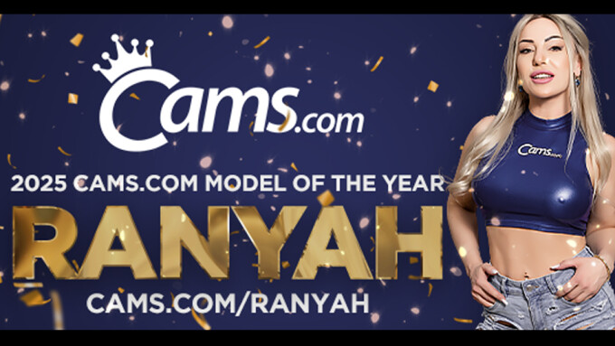 Cams.com Names Ranyah Its 2025 'Model of the Year'