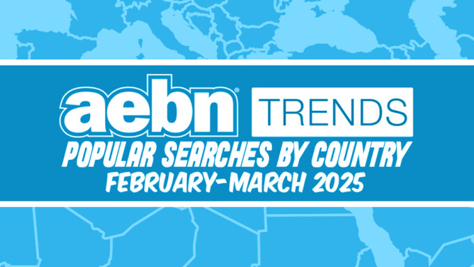 AEBN Publishes Popular Searches by Country for February, March