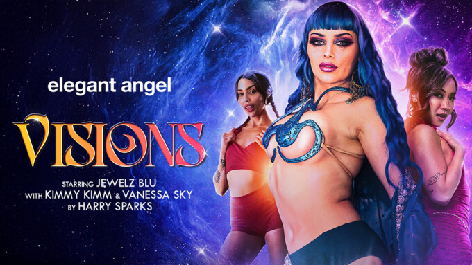 Jewelz Blu Headlines Elegant Angel's 'Visions'