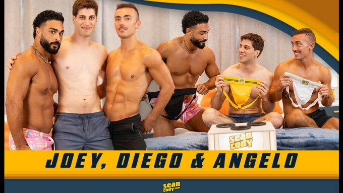 Joey Dane, Diego Silva & Angelo Front Latest From Sean Cody