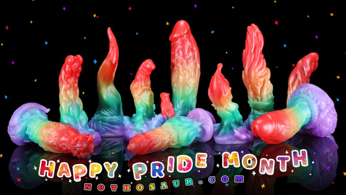 Nothosaur Marks Pride Month With Rainbow-Colored Pleasure Products