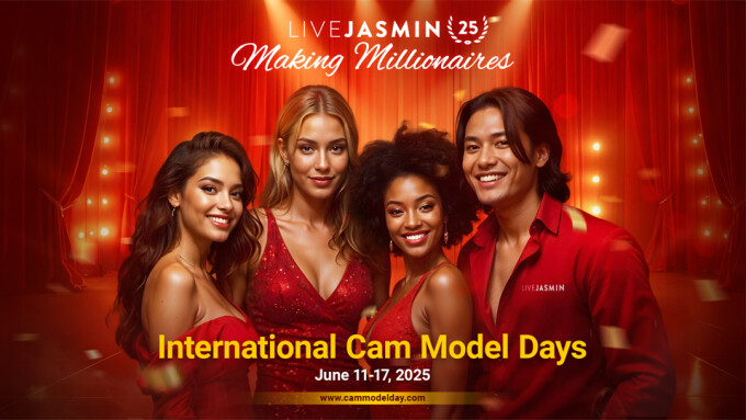 LiveJasmin Marks 25th Anniversary With 'Cam Model Days' Promo