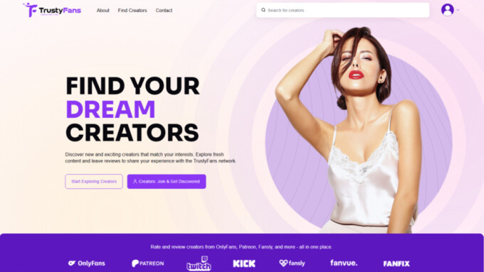 New Creator Directory 'TrustyFans' Launches