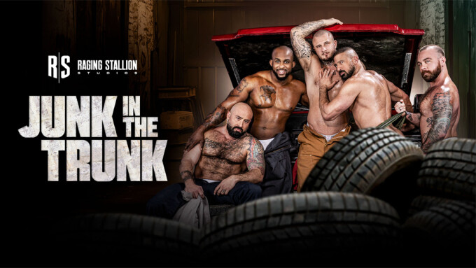 Terry Strokes, Jax Phoenix Make Raging Stallion Debuts in 'Junk in the Trunk'