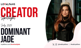 Dominant Jade Is LoyalFans' 'Featured Creator' for July