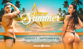Flirt4Free Launches 2025 'Hot Summer All-Stars' Contest