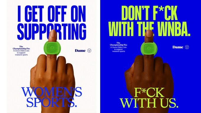 Dame Launches 'Green Dildo Coin' Campaign