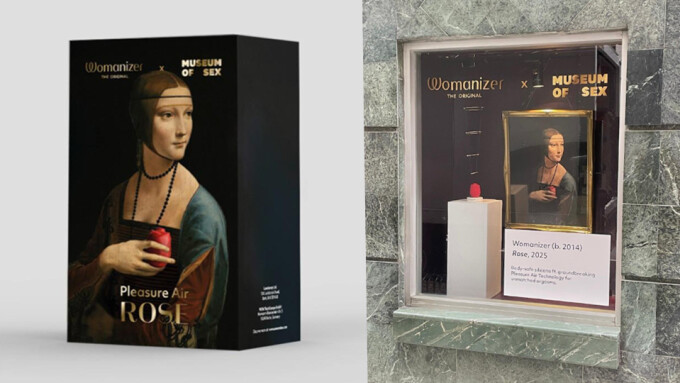 Womanizer, Museum of Sex Partner for 'Rose' Vibrator, Air Pulse Massager