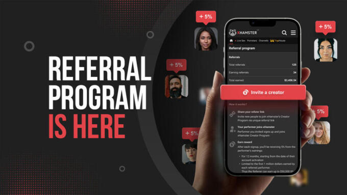 xHamster Introduces Creator Referral Program