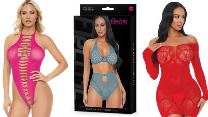 Electric Novelties Introduces 10 Fishnet Styles From 'Electric Lingerie' Line