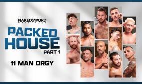 Sean Xavier, Rocky Unleashed Star in 'Packed House' From NakedSword