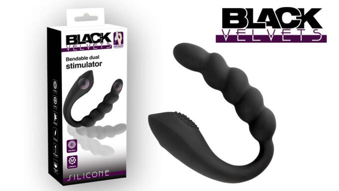 Orion Debuts 'Bendable Dual Stimulator' Vibe From Black Velvets Line