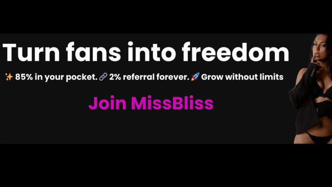 New Creator Platform 'Miss Bliss' Launches