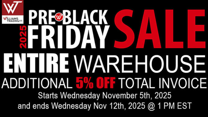 Williams Trading Co. Launches 2025 Pre-Black Friday Warehouse Sale