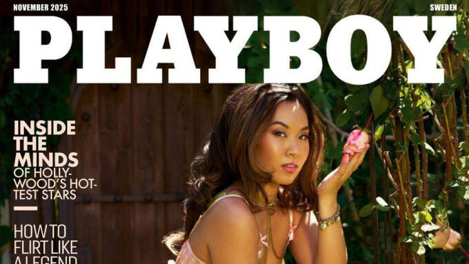 Kimmy Kimm Lands Cover of Playboy Sweden