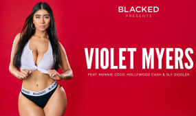 Violet Myers Leads New Gangbang From Blacked