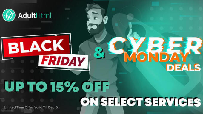 AdultHTML Launches Black Friday Web Design, Development Promo