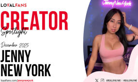 Jenny NewYork is LoyalFans' Featured Creator for December
