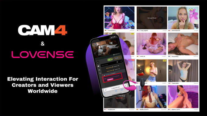 CAM4, Lovense Introduce New 'Interactive Control' Features
