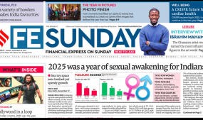 Besharam's Raj Armani Featured on Front Page of Financial Express