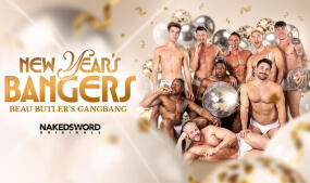 Beau Butler Returns to NakedSword for New Gangbang Release