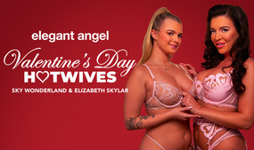Elizabeth Skylar, Sky Wonderland Front All-Girl V-Day Release From Elegant Angel