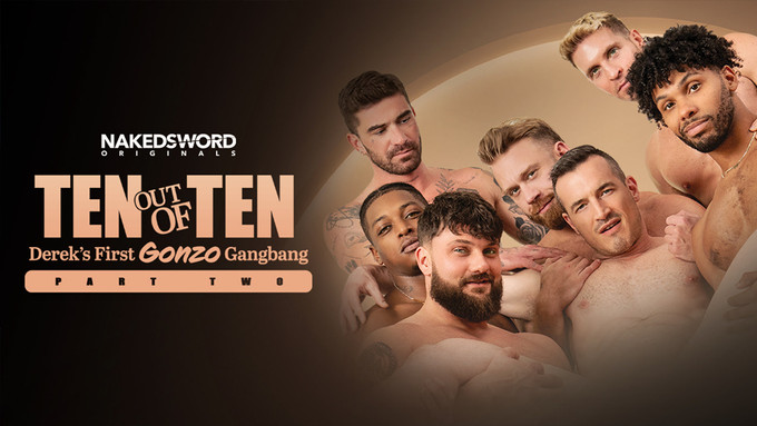 NakedSword Drops 2nd Installment of Derek Kage Gangbang