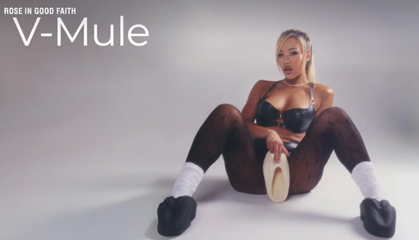 Kazumi Partners With Rose in Good Faith to Release 'V-Mule' Vulva-Shaped Footwear