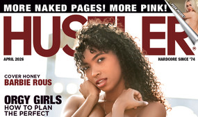 Barbie Rous Is Hustler's 'Cover Honey' for April