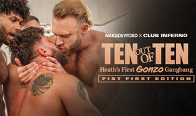 Heath Halo Takes 1st Fisting in NakedSword/Club Inferno Collab