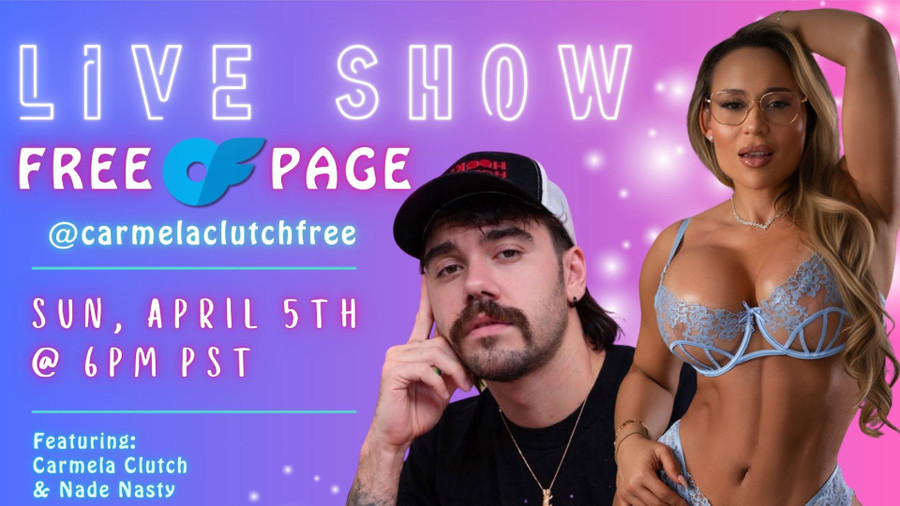 Carmela Clutch to Host OnlyFans Livestream With Nade Nasty Sunday Carmela Clutch to Host OnlyFans Livestream With Nade Nasty Sunday