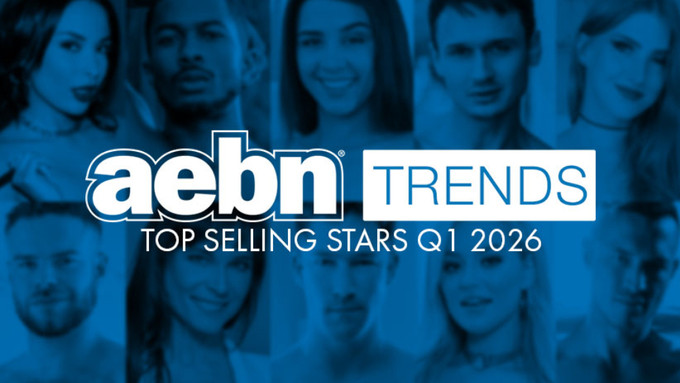 Syren De Mer, Eddie Patrick Cap AEBN's Top Stars for 1st Quarter of 2026