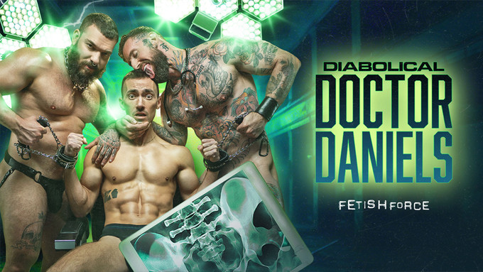 Troy Daniels, Joey Dane & Kinkoer Star in 'Diabolical Doctor Daniels' From Fetish Force