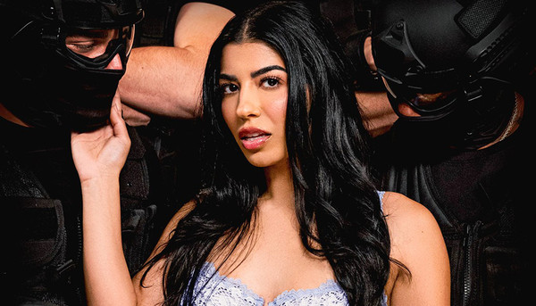 Jasmine Sherni Performs 1st Gangbang for Brazzers