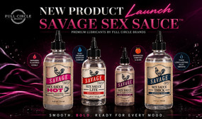 Full Circle Debuts 'Savage Sex Sauce' Lube Collection