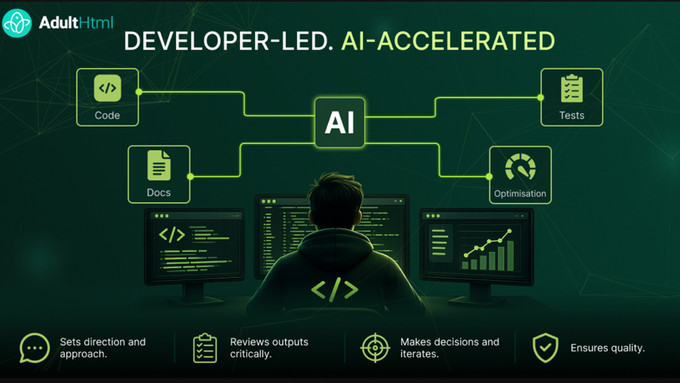 AdultHTML Introduces AI-First Development Services