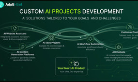 AdultHTML Introduces Custom AI Projects Development Service