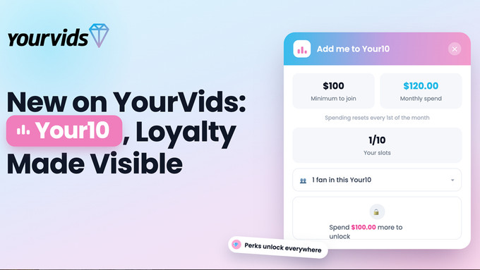 YourVids Debuts New Top 10 Creators Spotlight Feature for Fans