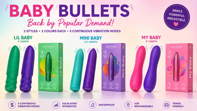 Full Circle Brings Back 'Baby' Bullet Vibe Collection