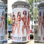 X3 Euro All-Stars Paint Amsterdam Red in Billboard Campaign