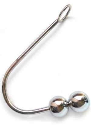  Double Ball Steel Anal Hook