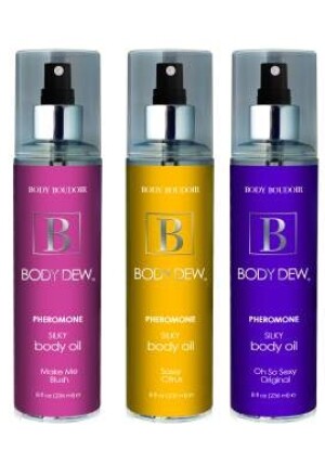 8 oz Body Dew Silky Body Oil With Pheromones