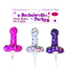 Bachelorette Balloons on a stick