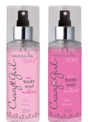 Crazy Girl Wanna Be Sexy Flirty Body Mist