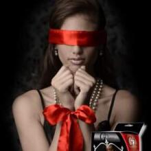 Greygasms Scarlet Satin Sash Set