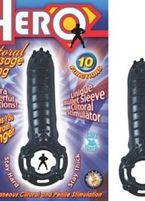 Hero cockring & clitoral massager