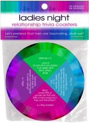 Ladies Night Relationship Trivia Coasters